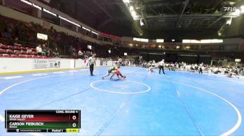 120 lbs Cons. Round 4 - Kaige Geyer, River Valley vs Carson Fiebusch, Basha