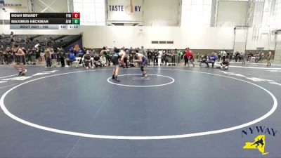 165 lbs 1st Place Match - Maximus Heckman, Alexander Tri-Town Wrestling vs Noah Brandt, Falconer Youth Wrestling