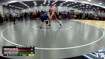 285 lbs Quarterfinal - Brayden Ratliff, Grundy Wrestling Club vs Nicholas Walke, Guerrilla Wrestling (GWA)