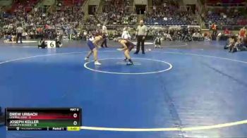 106 lbs Round 1 - Joseph Keller, #3 South Border vs Drew Urbach, Central Cass