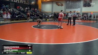 138 lbs 7th Place Match - Teague Fitzpatrick, Dubuque Senior vs Charles Nicknish, Iowa City, Liberty