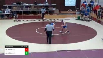 172 lbs Semifinal - Turk Baum, Cocalico vs Johnny Miller, Exeter