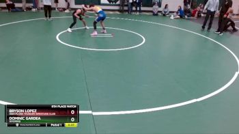 90 lbs 5th Place Match - Dominic Gardea, Wyoming vs Bryson Lopez, High Plains Thunder Wrestling Club