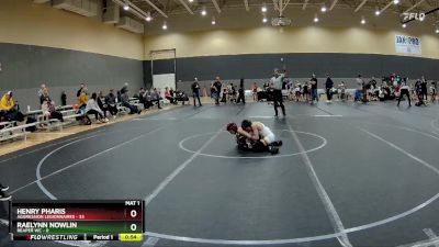 72 lbs Round 7 (10 Team) - Henry Pharis, Aggression Legionnaires vs Raelynn Nowlin, Reaper WC