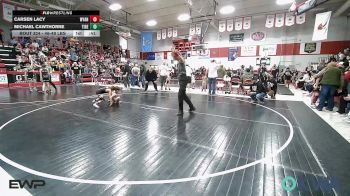 46-49 lbs Semifinal - Carsen Lacy, Wyandotte Youth Wrestling vs Michael Cawthorne, Tiger Trained Wrestling