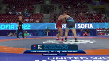 130 kg Final 3-5 - Fekry Eissa, Egypt vs Aden Attao, United States