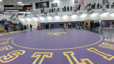 105 lbs 3rd Place Match - Lexi Burnham-Watson, Riverton Middle School vs Ryan Whisenant, Greybull MS
