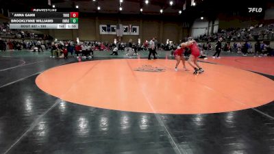 190 lbs Champ. Round 2 - Anna Gann, Thompson vs Brooklynne Williams, Owasso