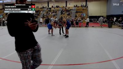 285 lbs Cons. Round 3 - Caleb Kurtti, Augustana vs Hunter Richmond, MN-West CC