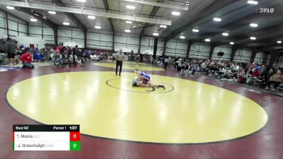 106 lbs Quarterfinal - Jantz Greenhalgh, Carbon vs Traeton Manis, Delta