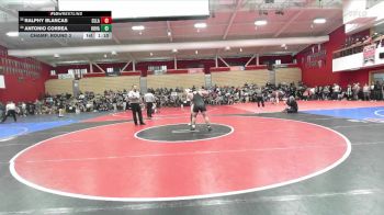 217 lbs Champ. Round 3 - Ralphy Blancas, Clear Lake vs Antonio Correa, Hoopa Valley