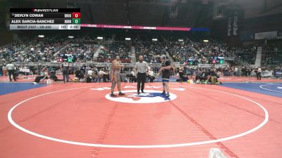 3A-285 lbs Champ. Round 1 - Alex Garcia-Sanchez, Burns/Pine Bluffs vs Devlyn Cowan, Douglas