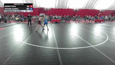 132 lbs Champ. Rd Of 32 - Garrett Bills, Powerhouse Wrestling Club vs Stephen Aldrich, Michigan Premier
