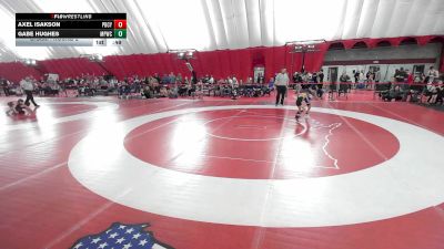 8U True Beginner - 42.8-47 Champ. Round 2 - Axel Isakson, Pardeeville Boys Club Youth Wrestling vs Gabe Hughes, Mineral Point Wrestling Club