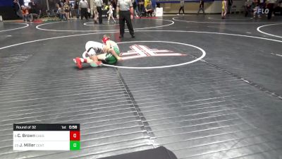 75 lbs Round Of 32 - Colton Brown, Chestnut Ridge vs Jared Miller, Central Dauphin