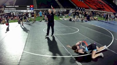 120 lbs 1st Place Match - Maquelle Pace, Utah vs Julia Schnell, Colorado