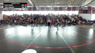 150 lbs Round Of 16 - Zach Demeo, Newton North vs Troy Greaney, Leominster