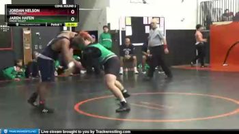 220 lbs Cons. Round 2 - Jordan Nelson, Spring Valley vs Jaren Hafen, Virgin Valley
