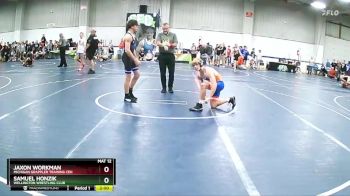 135 lbs Champ. Round 1 - Samuel Honzik, Wellington Wrestling Club vs Jaxon Workman, Michigan Grappler Training Cen