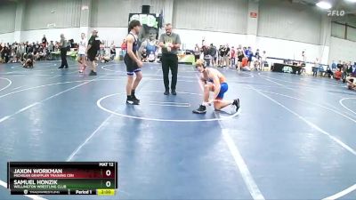 135 lbs Champ. Round 1 - Samuel Honzik, Wellington Wrestling Club vs Jaxon Workman, Michigan Grappler Training Cen