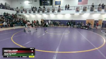 115 lbs Semifinal - Noah Blakley, Greybull MS vs Weston Loeper, Powell Middle School