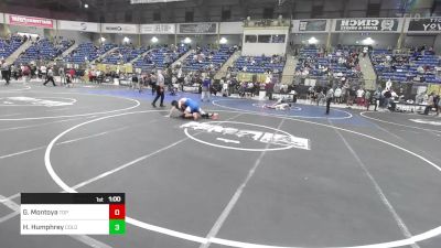 190 lbs Quarterfinal - Gene Montoya, Top Of The Rock vs Hunter Humphrey, Colorado Top Team