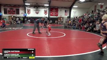 Bracket 4 lbs Semifinal - Lexton Matteson, WBNDD vs Curtis Kuenzler, Mediapolis Youth Wrestling