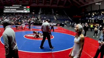 110 lbs Cons. Semi - BELLA MINGLEDORFF, North Oconee vs Ruthie Ridings, Rockmart
