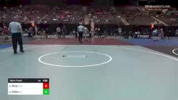 195 lbs Semifinal - Jaden Rice, Spokane Wrestling vs Jacob Potts, Silverback Wc