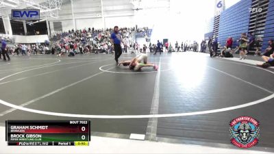 90 lbs Quarterfinal - Graham Schmidt, Brawlers vs Brock Gibson, Piper Wrestling Club