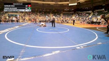 83 lbs Quarterfinal - Katelee Cole, Tulsa Blue T Panthers vs Ember Bloxham, Salina Wrestling Club
