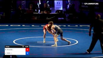 100 lbs Final - Benjamin Aranda, Illinois vs Jore Volk, Minnesota