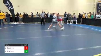 187 lbs Prelims - Jake Bauer, West Chester vs Josh Ryan, Mount Union