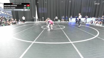 126 lbs Semis & 3rd Wb (16 Team) - Brayden Stevens, Coffee vs Micahya Parks, Newnan