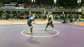 5A 138 lbs Champ. Round 1 - Fernando Dioses, Lubbock vs Jackson Hayworth, Gunter