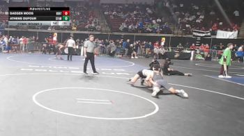 D 1 144 lbs Cons. Round 3 - Daegen Moos, Benton vs Athens Dufour, St. Amant