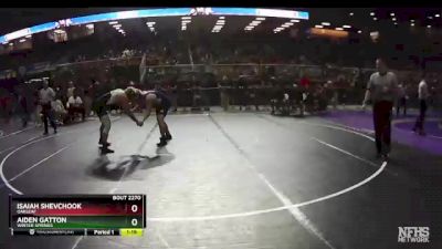 2A 195 lbs Cons. Round 2 - Isaiah Shevchook, Oakleaf vs Aiden Gatton, Winter Springs