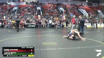 220 lbs Quarterfinal - Caden Gavlinski, Pack Elite vs Joshua Beach, Bear Attack WC