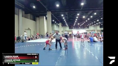 65 lbs 2nd Wrestleback (16 Team) - Connor Arthur, Gladiator WA vs Landon Pease, Alabama Elite Gold