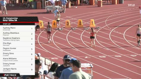 High School Girls' 100m 3A