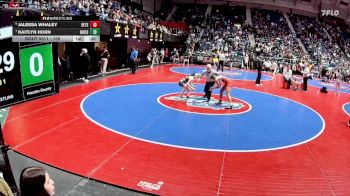 105 lbs Cons. Round 3 - Kaitlyn Horn, Houston County vs Jaleesa Whaley, Veteran`s