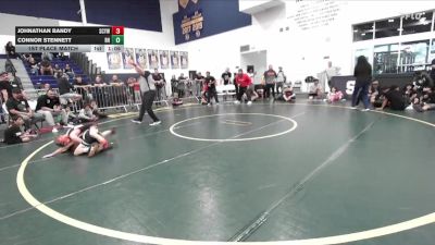 70 lbs 1st Place Match - Connor Stennett, Rough House vs Johnathan Bandy, San Clemente Youth Wrestling