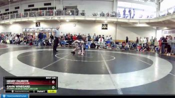 120 lbs Champ. Round 2 - Gavin Winegard, Maurer Coughlin Wrestling Club vs Henry Faurote, Decatur Wrestling Club