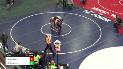 212 lbs Consi Of 32 #2 - Jack Keebler, St. Marys vs Zeke Doak, River Valley