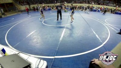 110 lbs Round Of 32 - Frost Peltier, Smith Wrestling Academy vs Tessa Urias, ReZults Wrestling