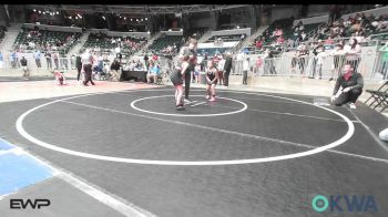 83 lbs Consi Of 8 #2 - Saylor West, Fort Gibson Youth Wrestling vs Beau Horawa, Verdigris Youth Wrestling