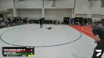 60 lbs Semifinal - Beckett Todd, Texas Elite Wrestling Club vs Hisys Sanchez-Garcia Jr., NXT Level Wrestling Academy