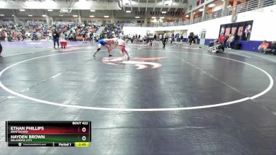 165 lbs Cons. Round 4 - Ethan Phillips, Unattached vs Hayden Brown, Oklahoma City