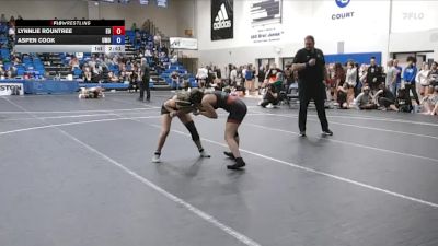 103 lbs Cons. Round 3 - Aspen Cook, Mount Olive vs Lynnlie Rountree, Emmanuel University