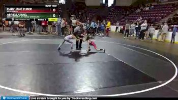 55 lbs Round 2 - Abriella Rael, Denver North Jr. Viking Wrestling vs Mary Jane Zuber, New Mexico